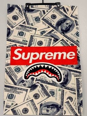 Supreme Money Print Custom Made Rug/Room Decor 35x24 IN.